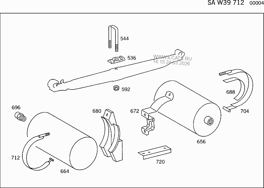 Схема пневмоподвески мерседес 2429 - фото