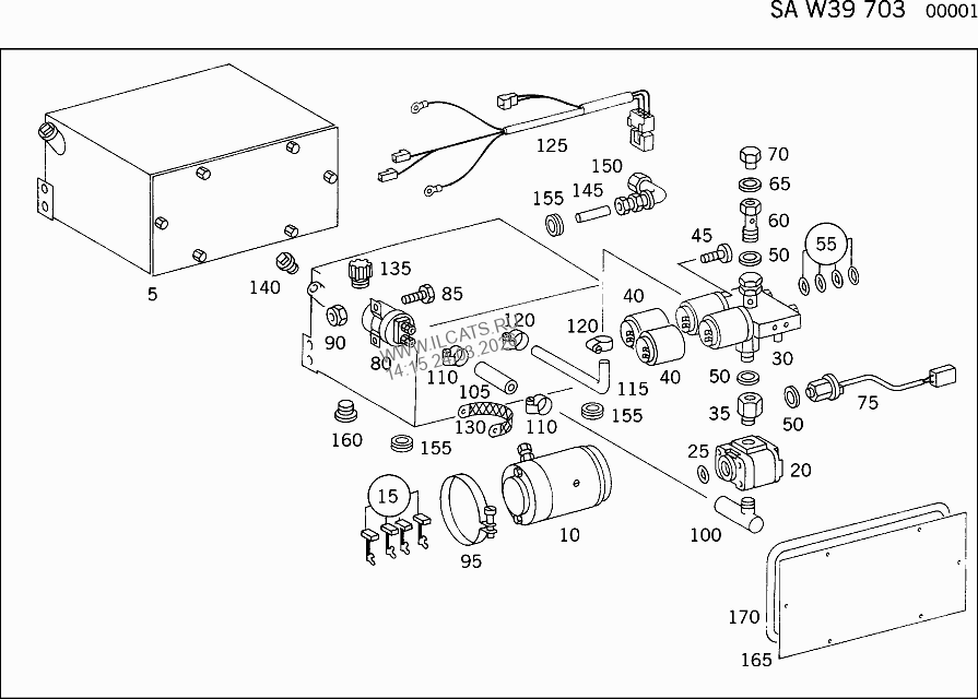 Схема пневмоподвески мерседес 2429 - фото