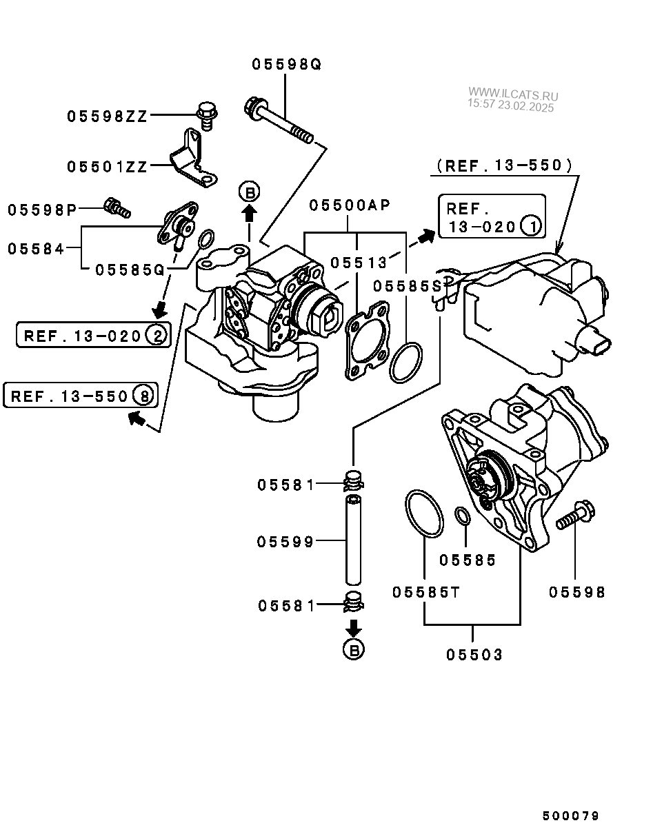 Toplivnyj Nasos Mitsubishi Galant Station Wagon Eur Nbsp B608t501a