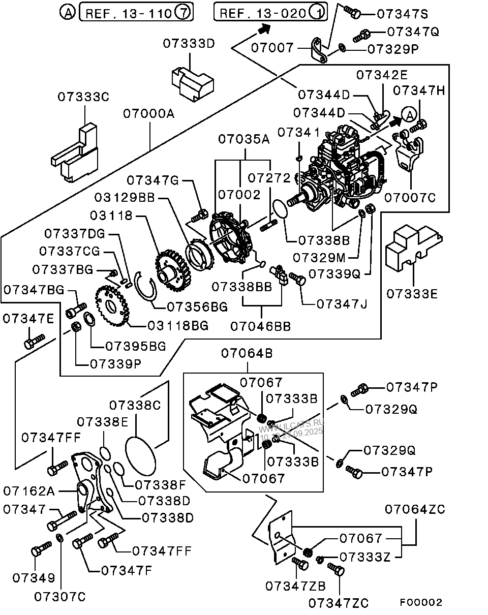 Toplivnyj Nasos Mitsubishi Pajero Montero Eur Nbsp B603h607a