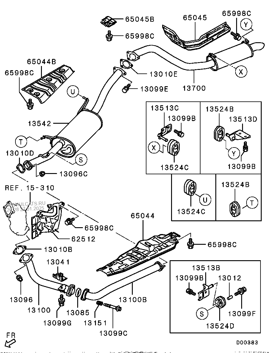 Mitsubishi mr431022 размеры