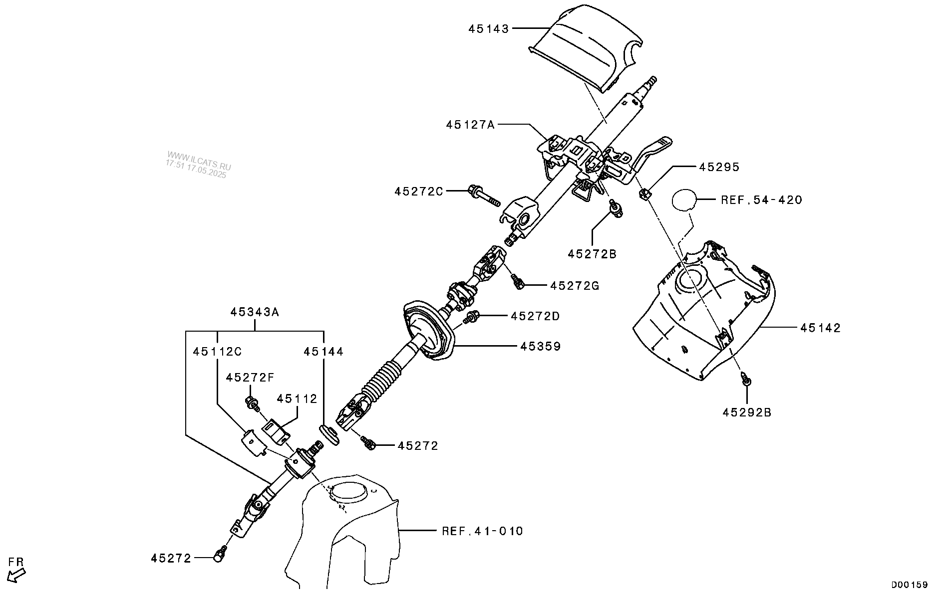 Steering Column Cover Mitsubishi L200 Eur Mmth Nbsp C60cc009d