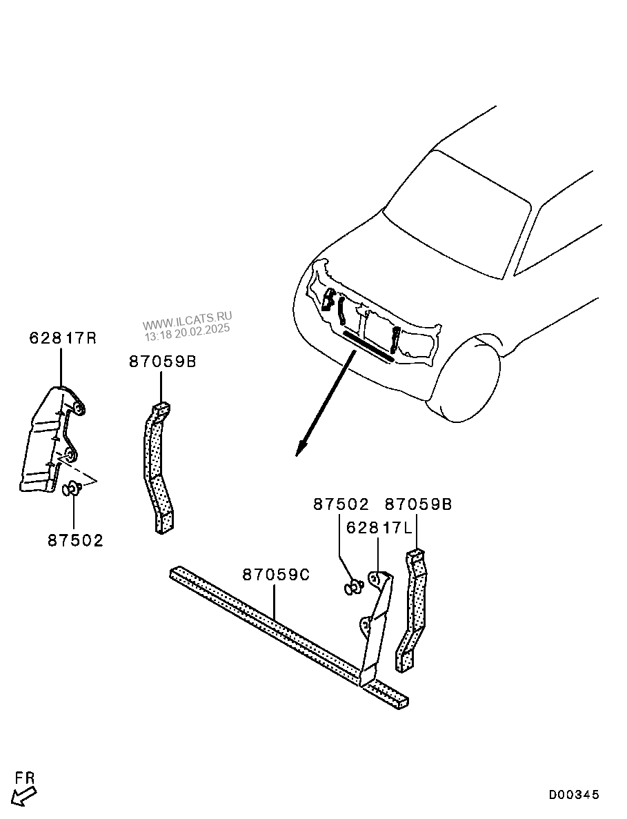 A C Condenser Piping Mitsubishi Pajero Montero Eur Nbsp B603n6a8a