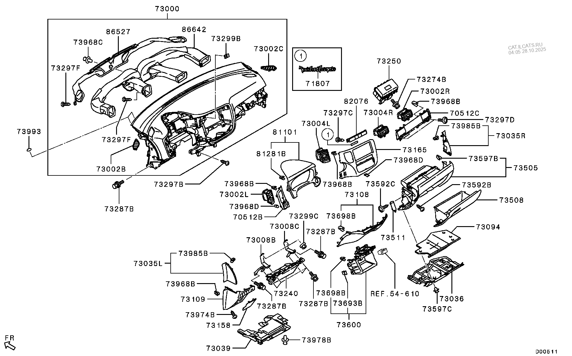 I Panel Related Parts Mitsubishi Outlander Phev Eur Nbsp B60ae509a