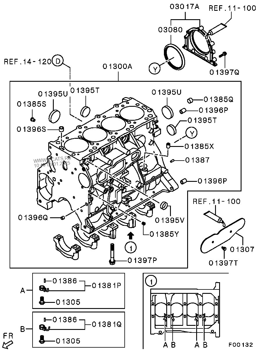 CYLINDER BLOCK MITSUBISHI L200,L200 SPORTERO(G.EXP/MMTH)&(C803L005D)