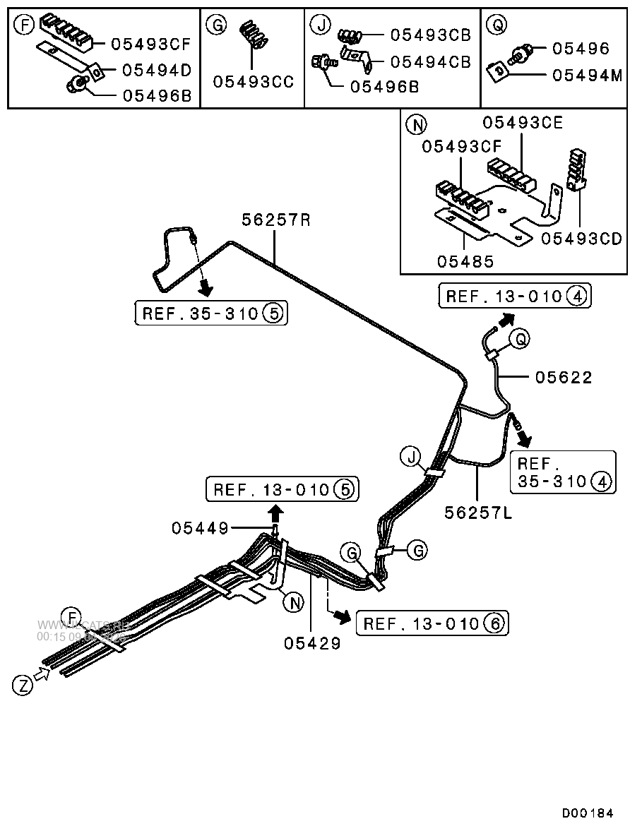 ТОПЛИВНЫЙ НАСОС MITSUBISHI PAJERO/MONTERO (G.EXP)&(B803N4A8A)