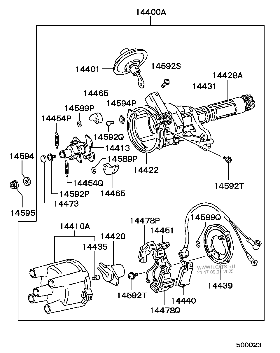 DISTRIBUTOR MITSUBISHI L200(G.EXP)&(B8030707A)