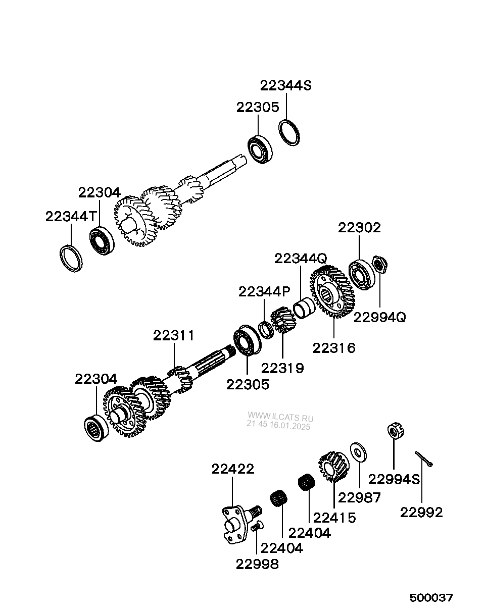 M/T GEAR MITSUBISHI L200(G.EXP)&(B8030707A)