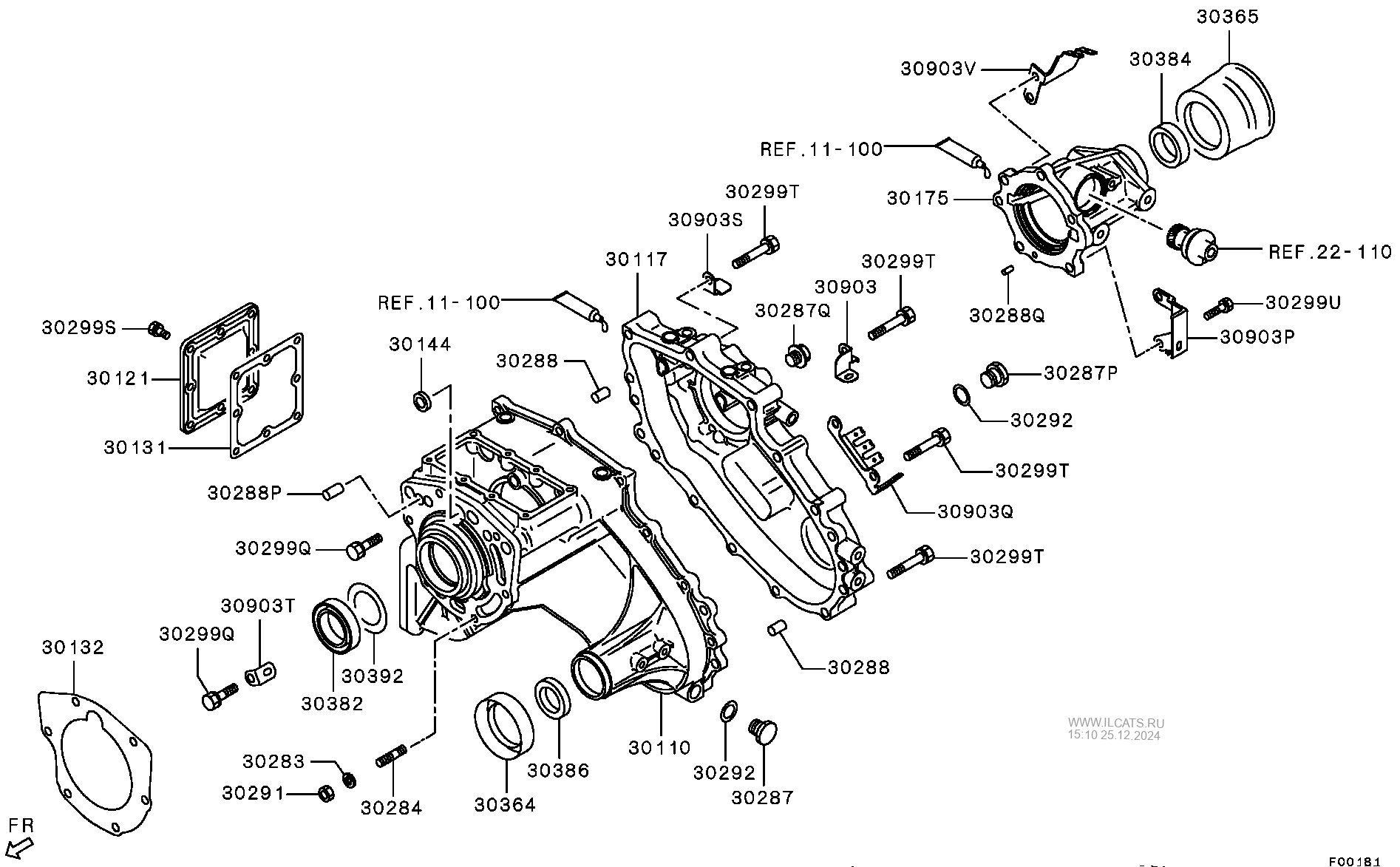 TRANSFER CASE MITSUBISHI L200,TRITON,STRADA(G.EXP/MMTH)&(C80CC008D)