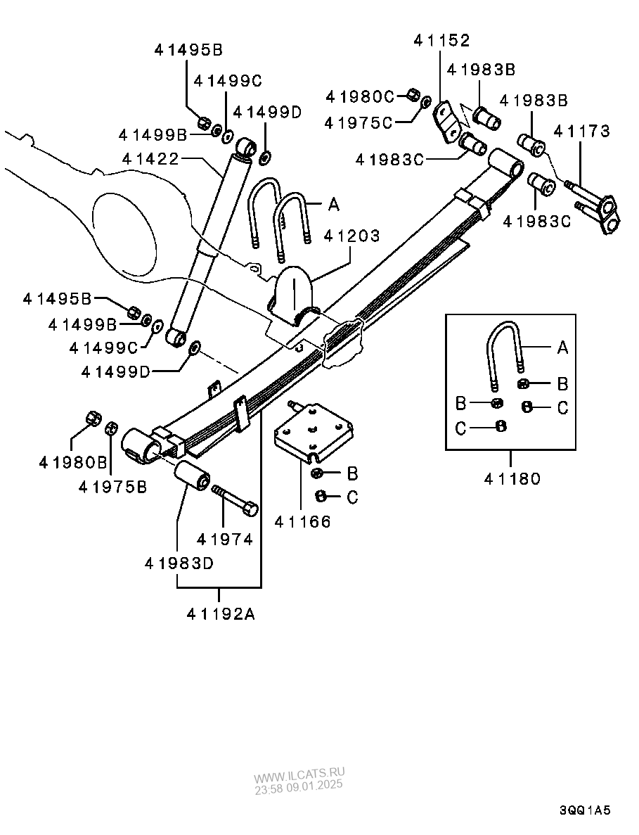 REAR SUSP MITSUBISHI L200(G.EXP/MMTH)&(C803B0A6D)