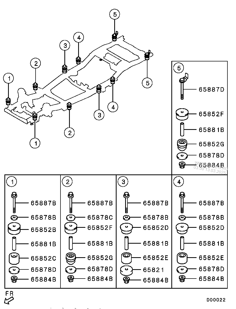 Kreplenie Kabiny Mitsubishi Nativa Paj Sport G Exp Mmth Nbsp C803r504d