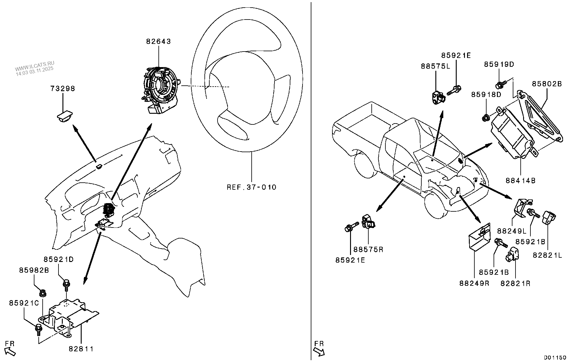 RELAY,FLASHER & SENSOR MITSUBISHI L200,TRITON,STRADA(G.EXP/MMTH