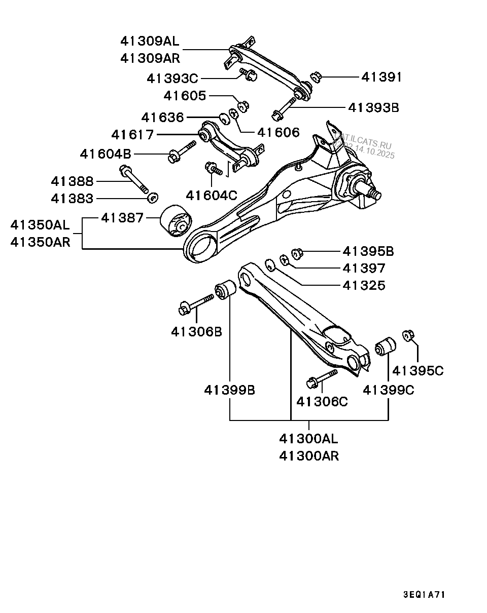 Rear Susp Mitsubishi Colt Lancer G Exp Nbsp B806f003a