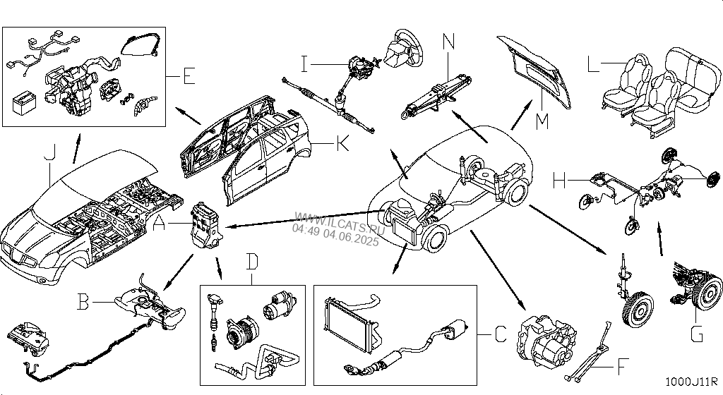 Каталог запчастей ниссан кашкай j11 с картинками