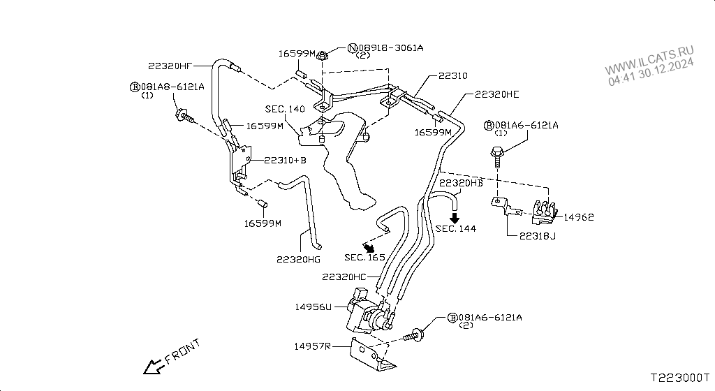 Nissan Navara D40 Vacuum Pipe Diagram