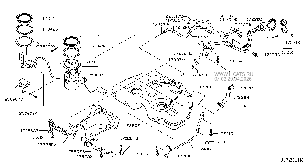 EXHAUST & COOLING NISSAN MURANO