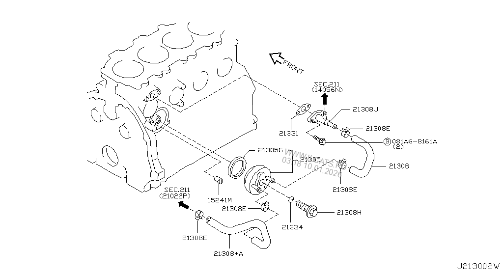 OIL COOLER NISSAN XTRAIL