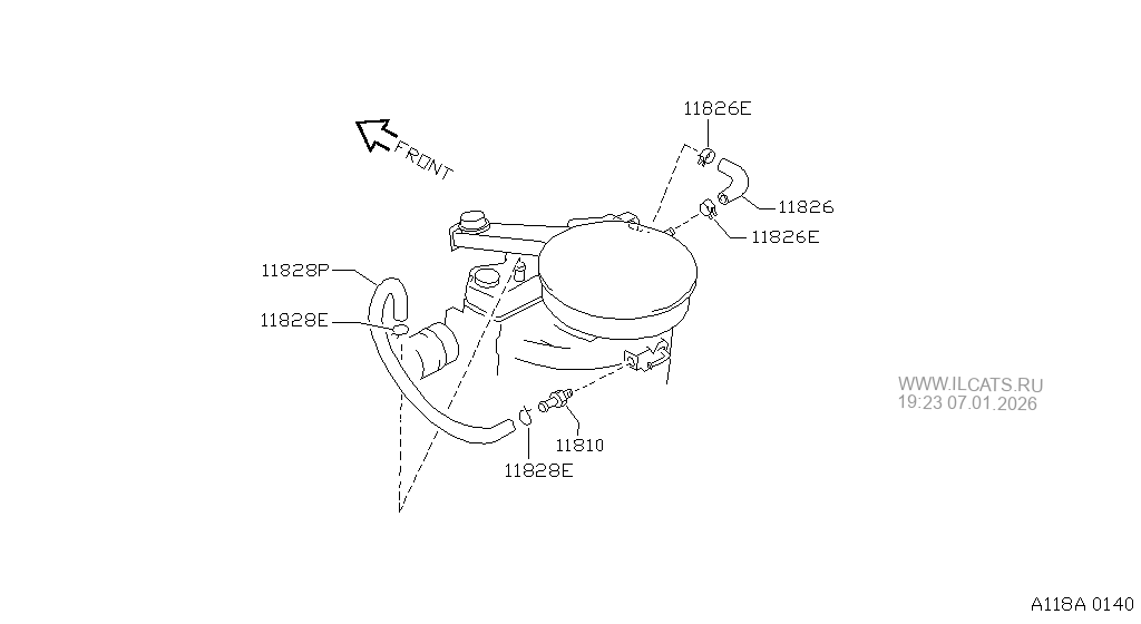 CRANKCASE VENTILATION NISSAN MICRA