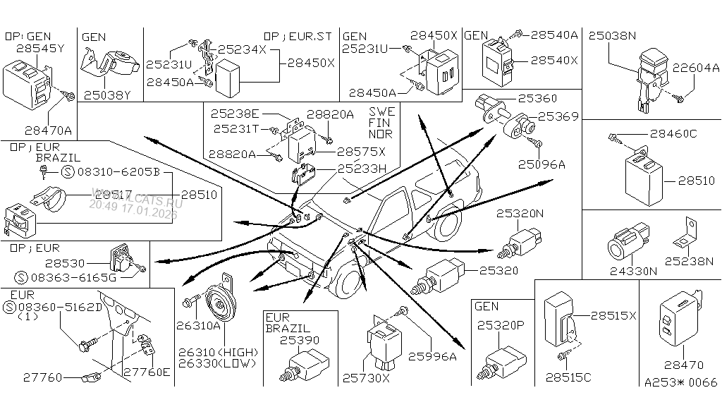 ELECTRICAL UNIT NISSAN TERRANO