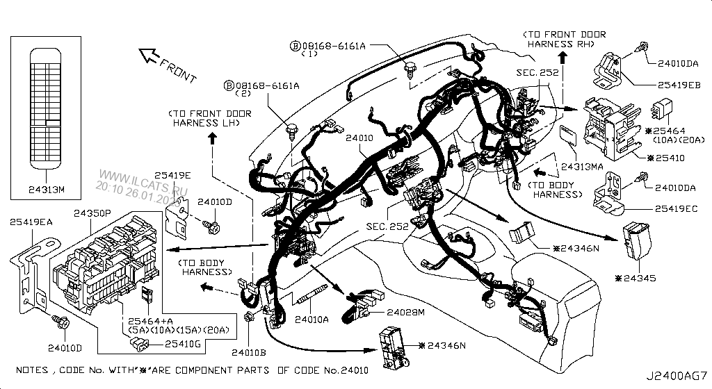 WIRING NISSAN X-TRAIL