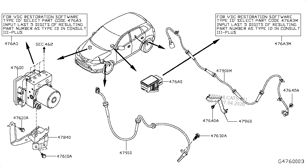 ANTI SKID CONTROL NISSAN QASHQAI RUSSIA