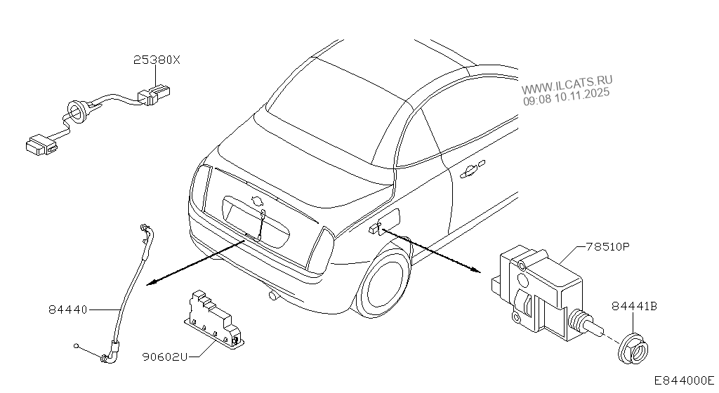 TRUNK OPENER NISSAN MICRA C+C