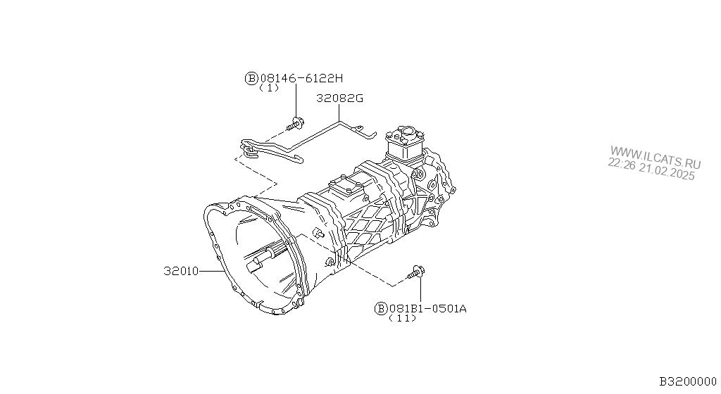 MANUAL TRANSMISSION, TRANSAXLE & FITTING NISSAN FRONTIER