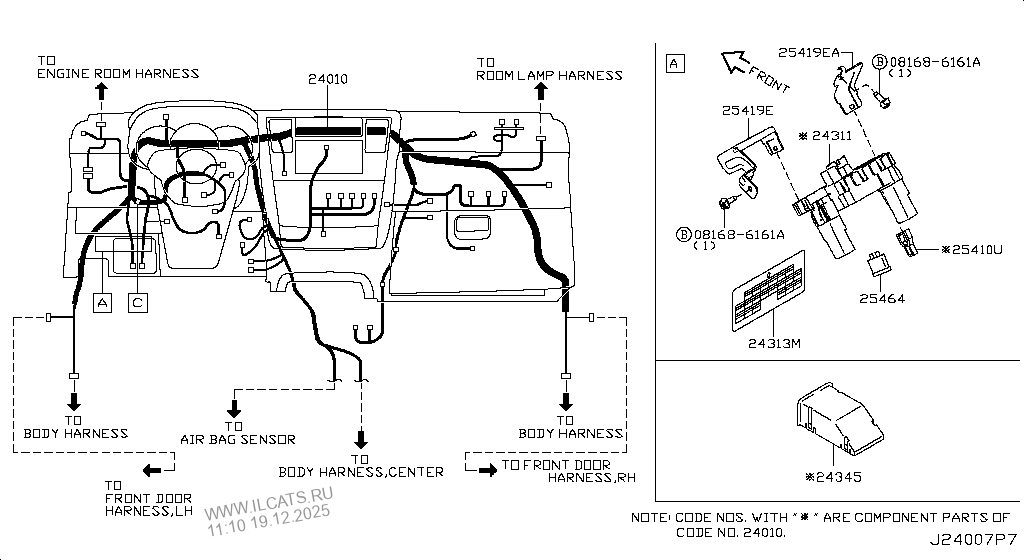 WIRING NISSAN TIIDA JPN MAKE