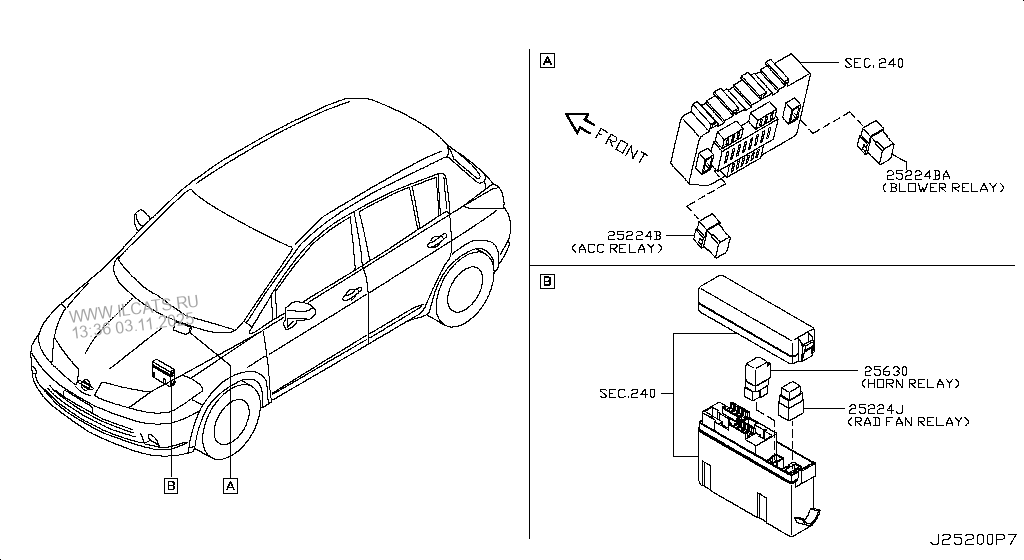 RELAY NISSAN TIIDA JPN MAKE