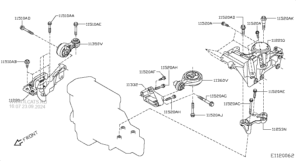BODY ELECTRICAL NISSAN QASHQAI+2