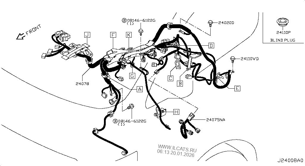 WIRING NISSAN NV350 URVAN