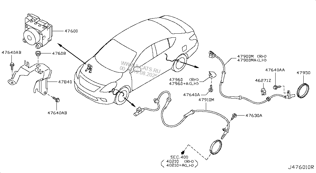 Anti Skid Control Nissan Almera Phi Make