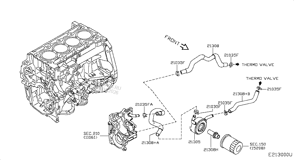 OIL COOLER NISSAN QASHQAI UK MAKE