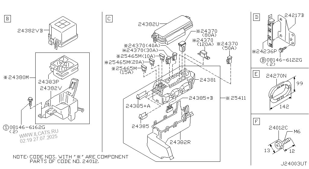 WIRING NISSAN X-TRAIL