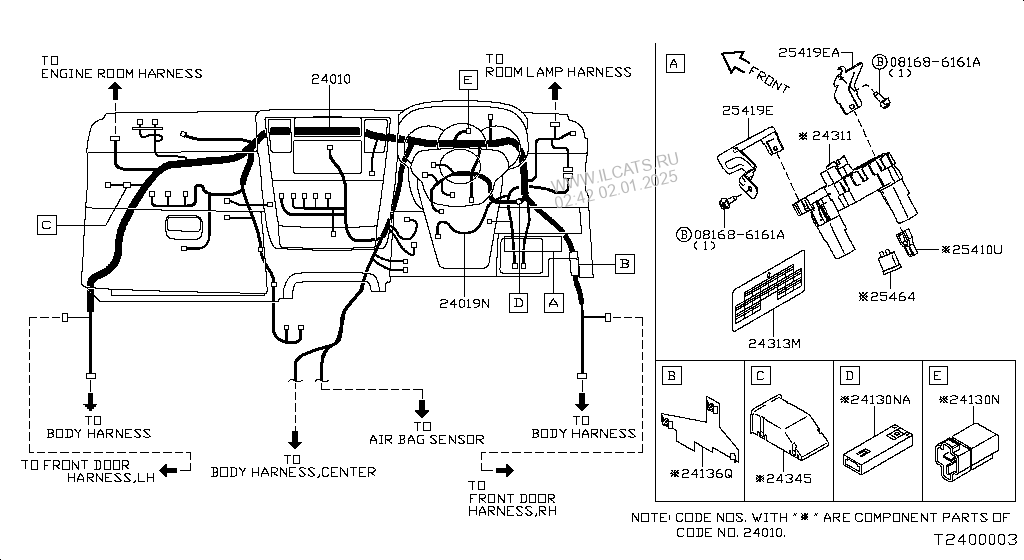 WIRING NISSAN TIIDA/LATIO THI