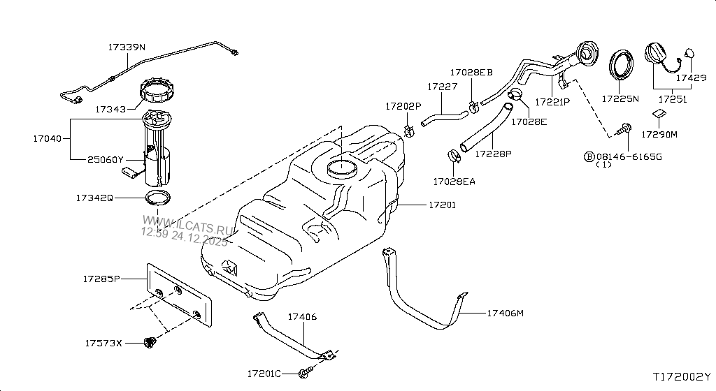 FUEL TANK NISSAN NAVARA THI MAKE