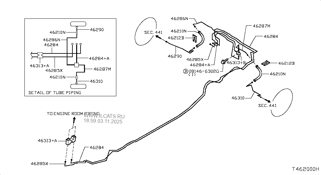 BRAKE PIPING & CONTROL NISSAN NAVARA THI MAKE
