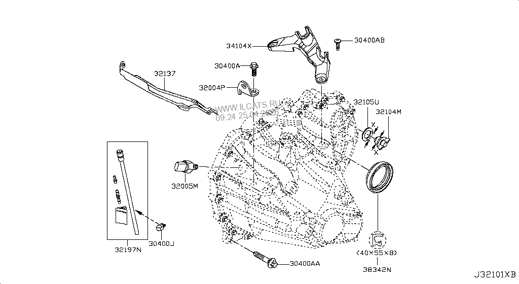 TRANSMISSION CASE & CLUTCH RELEASE NISSAN QASHQAI UK MAKE