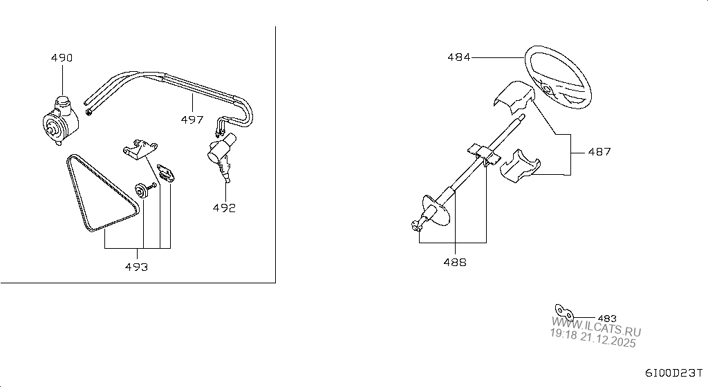 STEERING NISSAN NP300 NAVARA