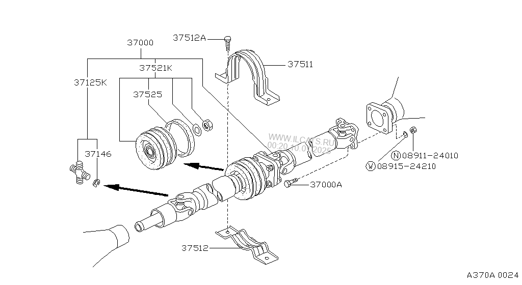 PROPELLER SHAFT NISSAN TRUCK