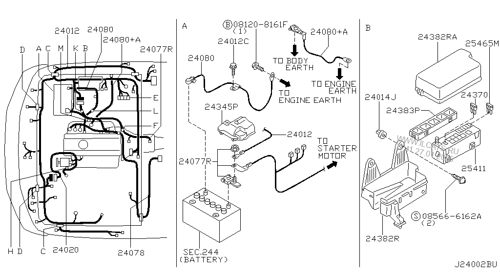 WIRING NISSAN TRUCK