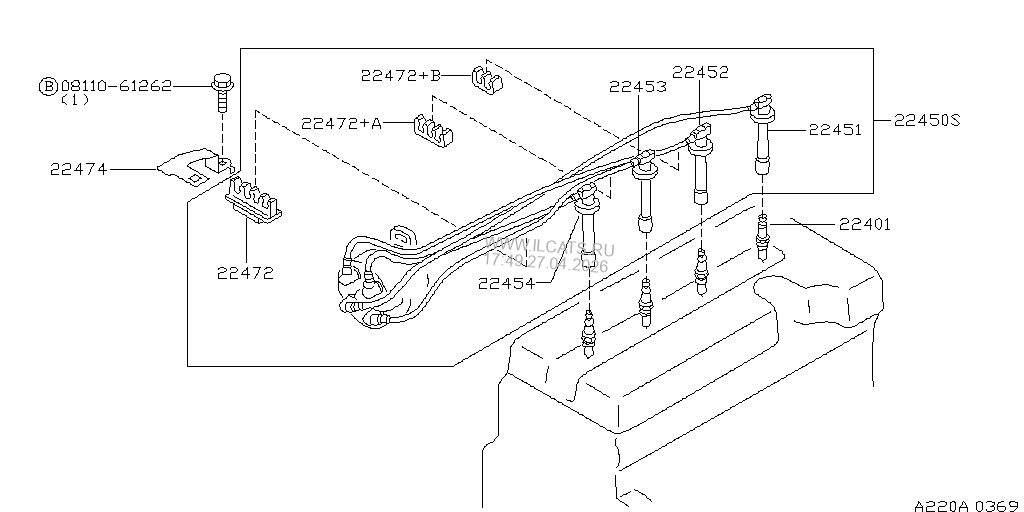 ЗАЖИГАНИЕ ДВИГАТЕЛЯ NISSAN ﾌﾟﾚｻｰｼﾞｭPRESAGE