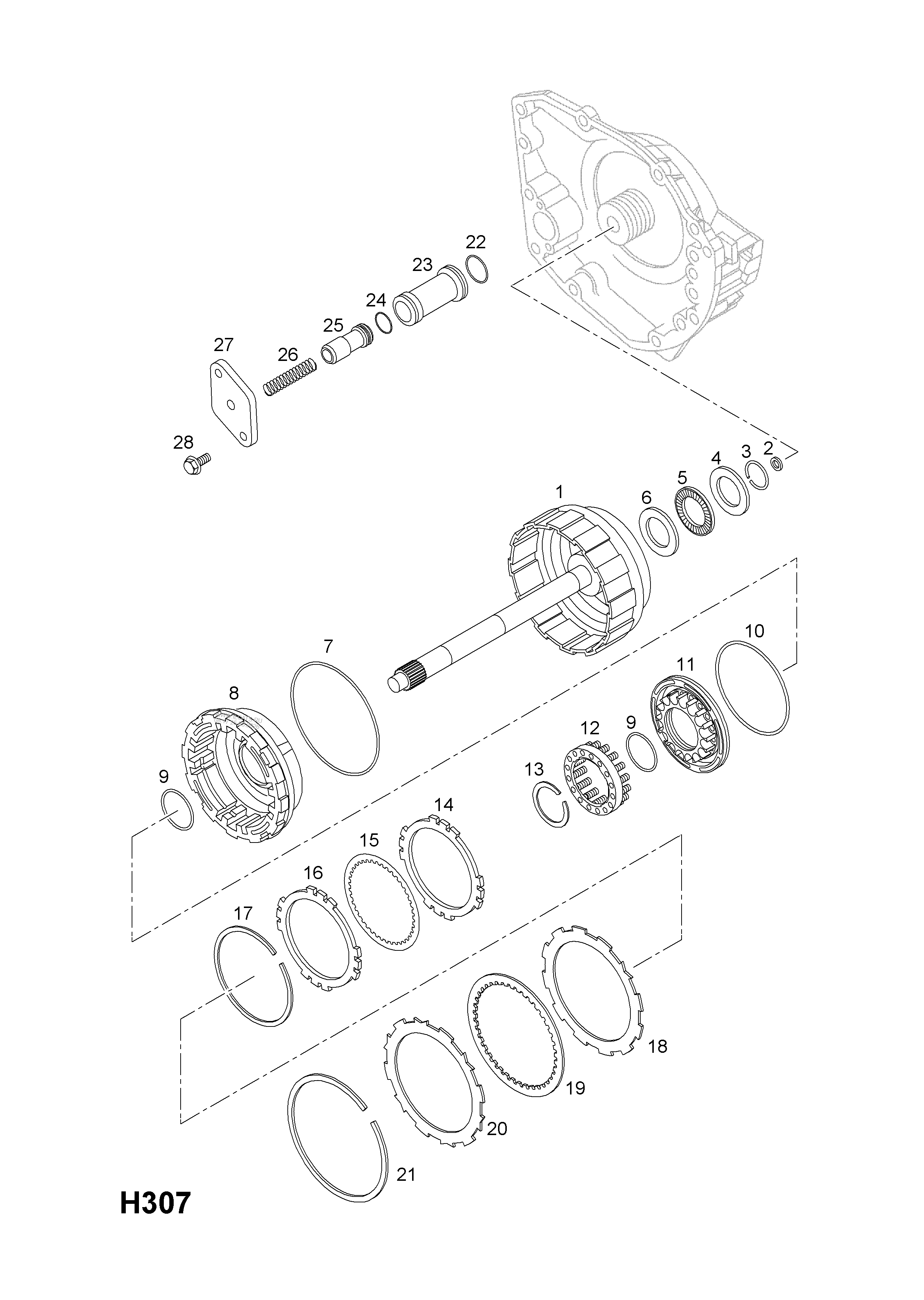 МАСЛЯНЫЙ НАСОС И ФИТИНГИ OPEL ZAFIRA-B