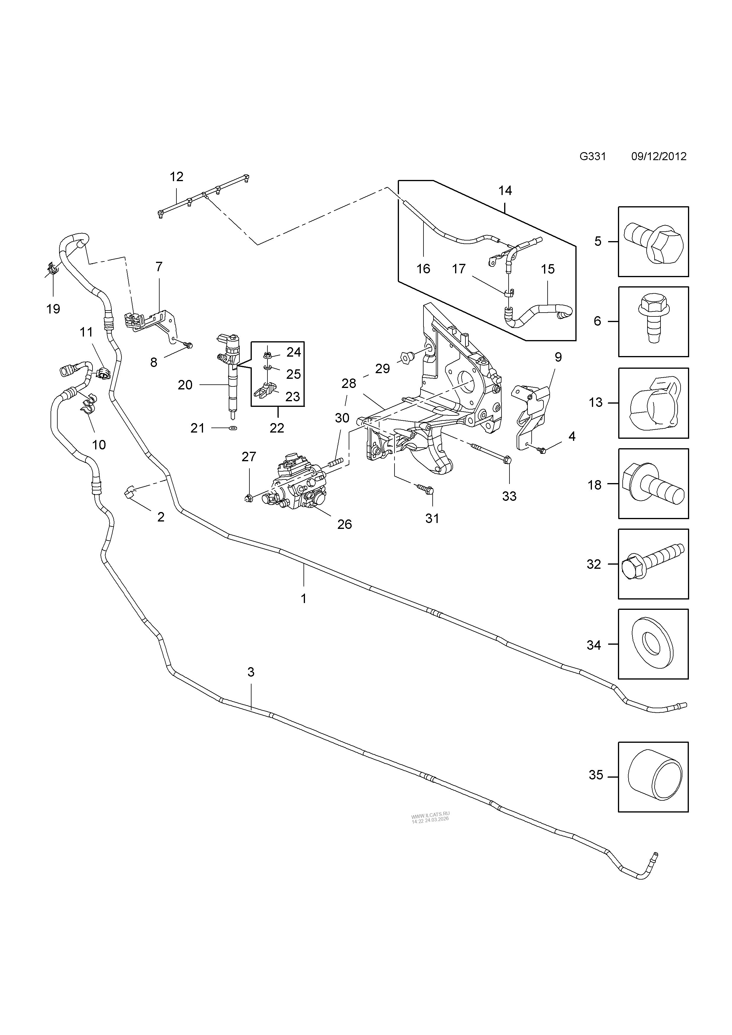 МОНТАЖНЫЕ ДЕТАЛИ РАДИАТОРА OPEL INSIGNIA