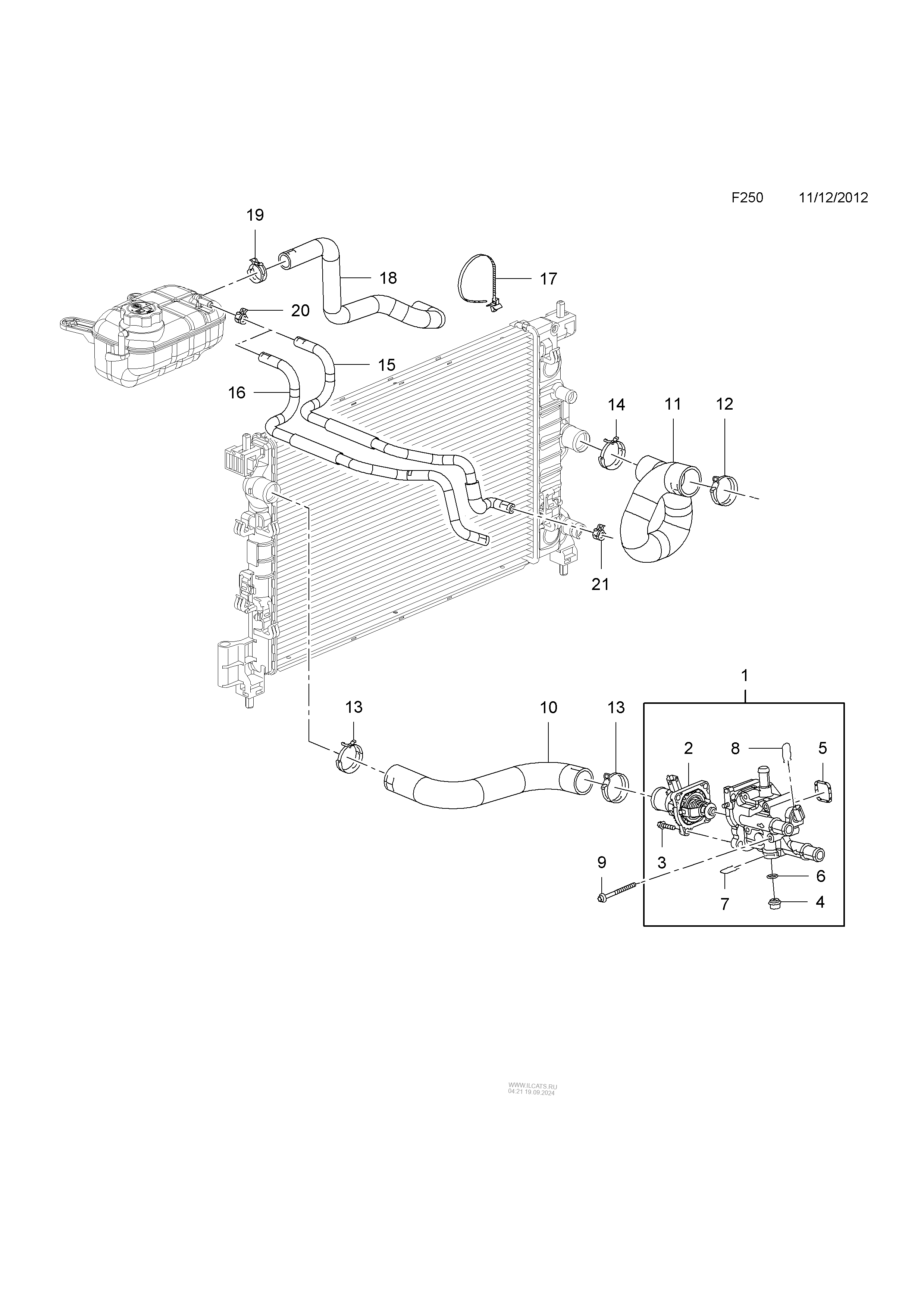 Pompe A Eau Et Garnitures Opel Mokka