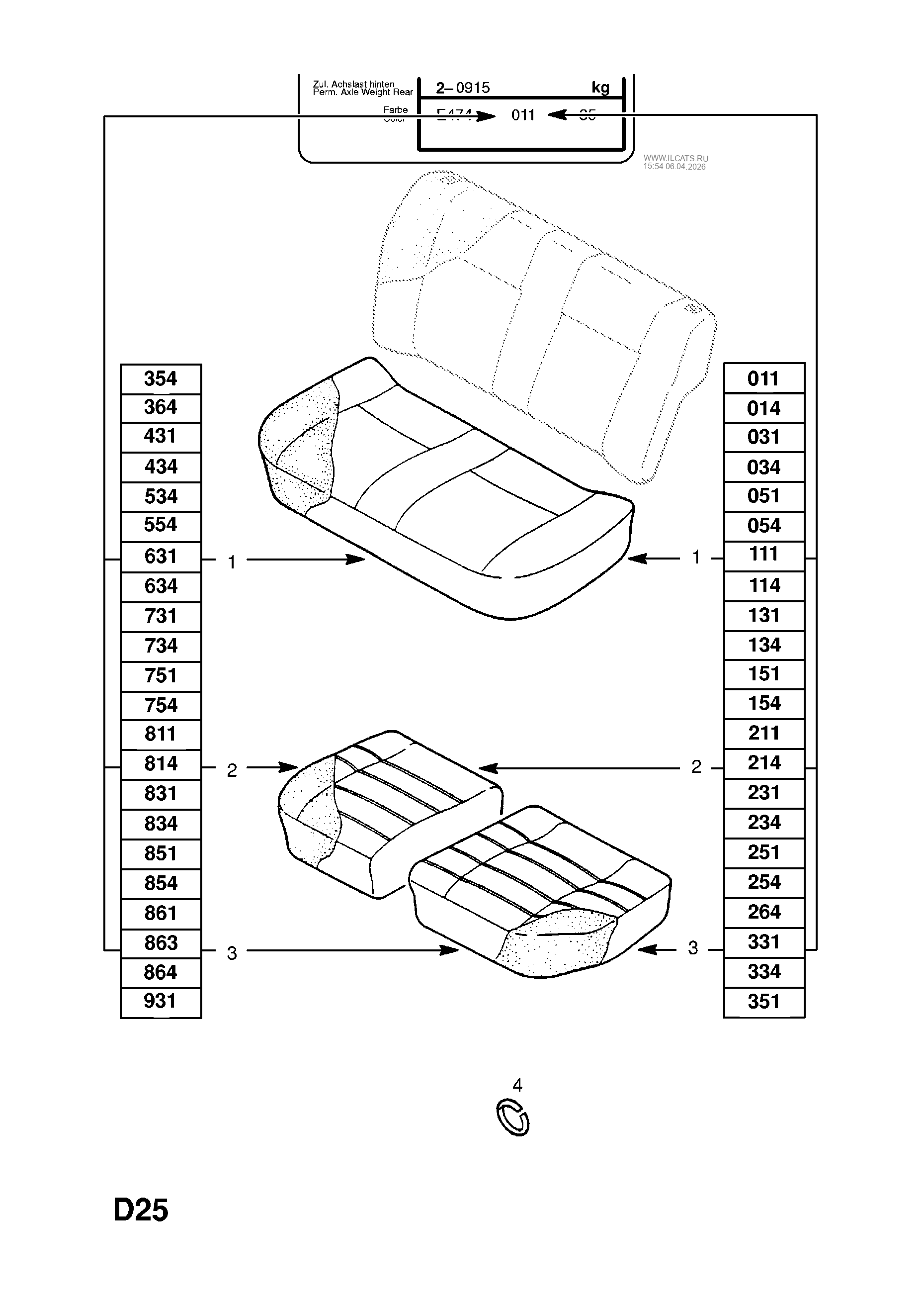 ALTERNATOR (CONTD.) OPEL VECTRA-A