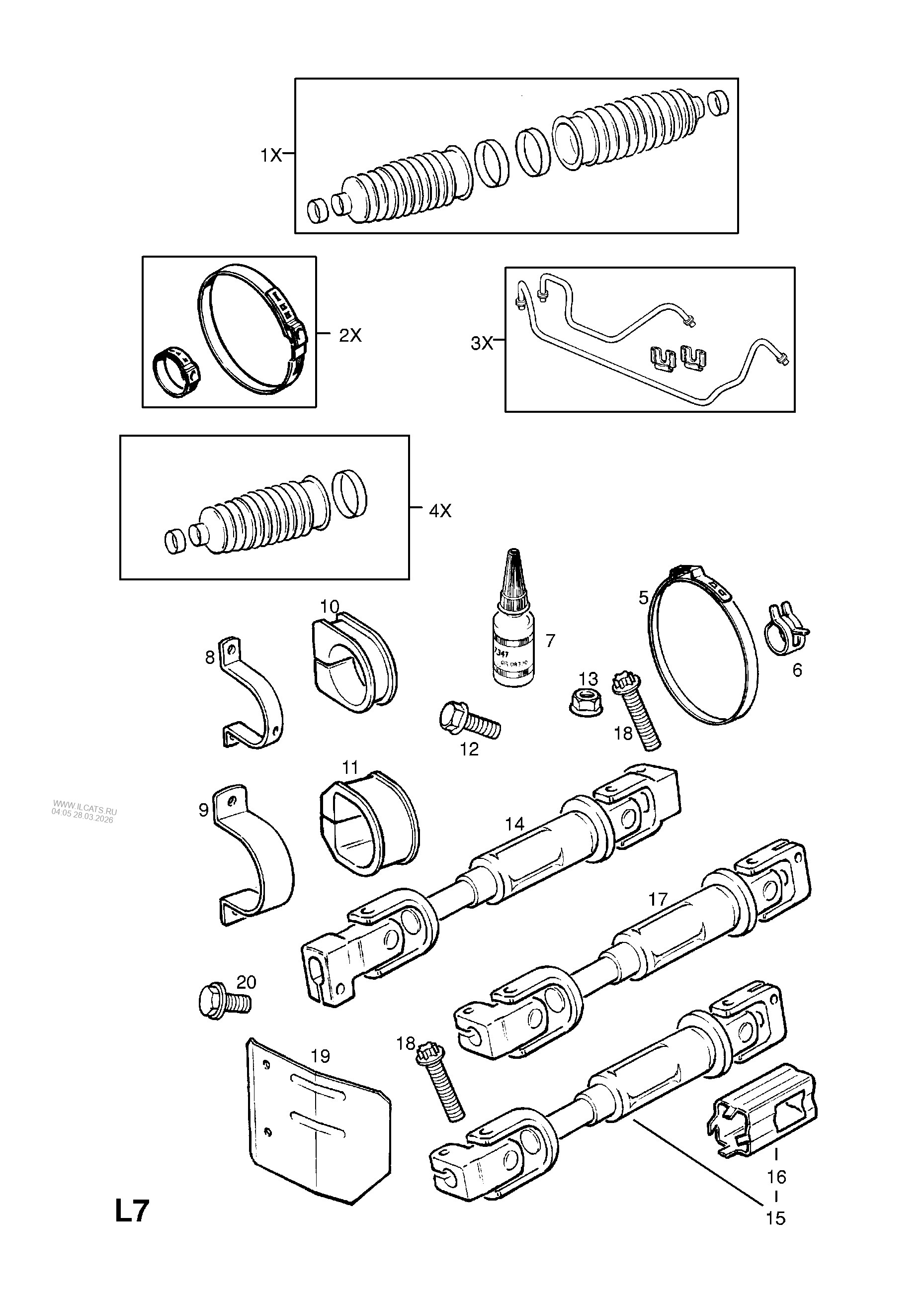 ЦЕПЬ ПРИВОДА,ШЕСТЕРНЯ И ШКИВЫ ГАЗОРАСПРЕДЕЛИТЕЛЯ OPEL VECTRA-B