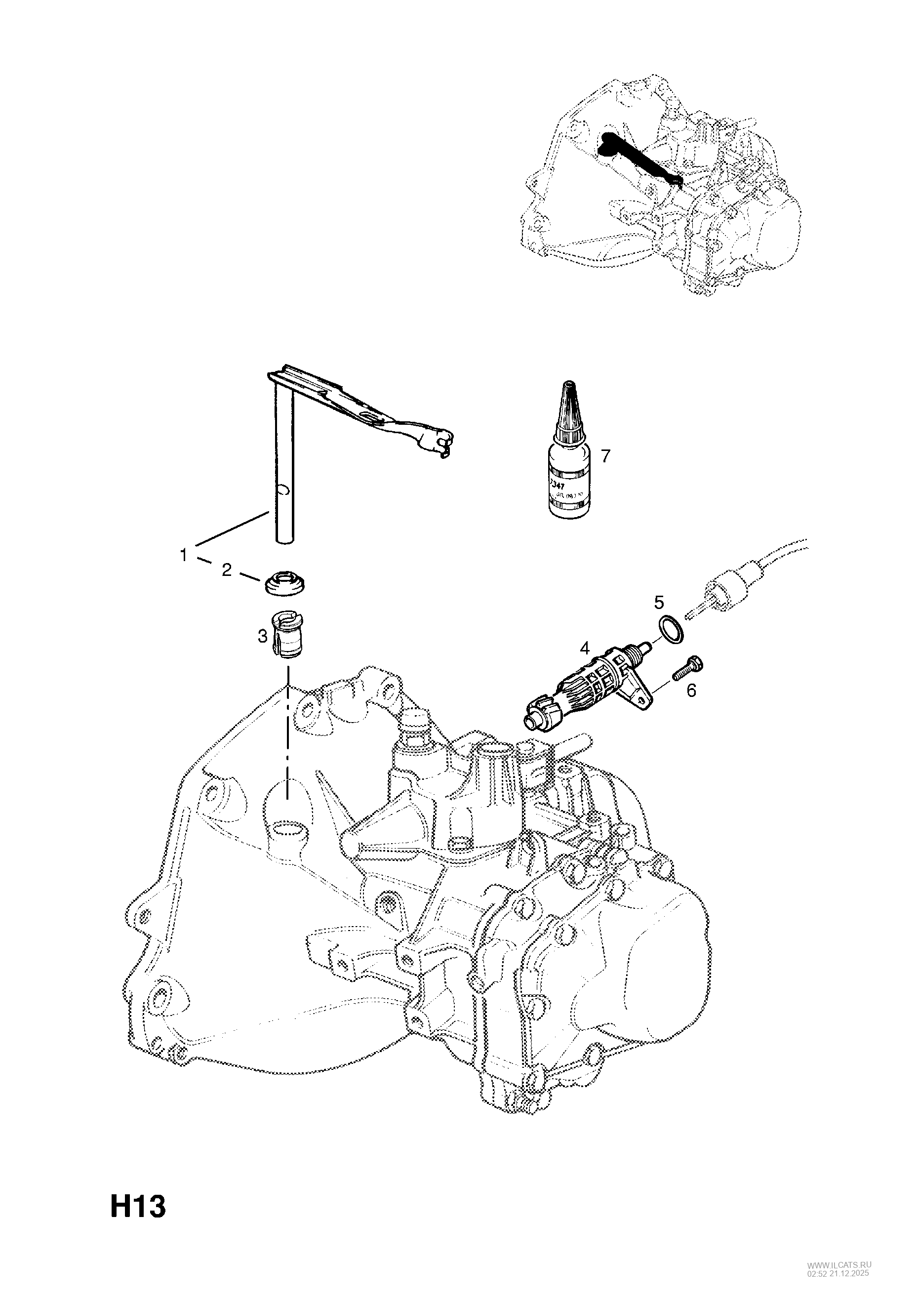 7 202 68. Наконечник. Q&q qz68-212. Актуатор бмв. (m26) трансмиссия ручного управления,5-скоростная,тип f17 · z13dtj.