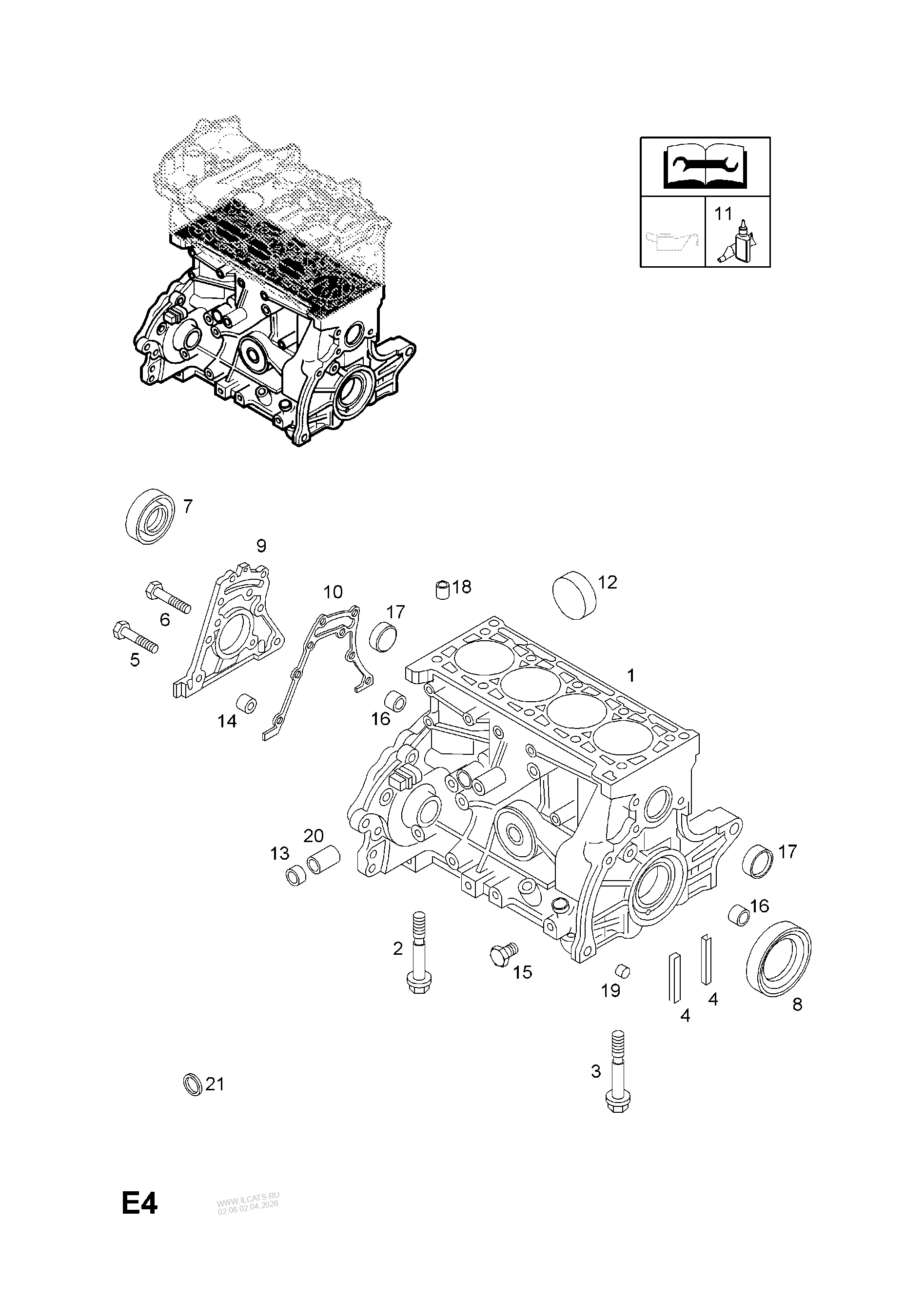 КРЫШКА И ПРОКЛАДКА ГОЛОВКИ ЦИЛИНДРА OPEL VIVARO