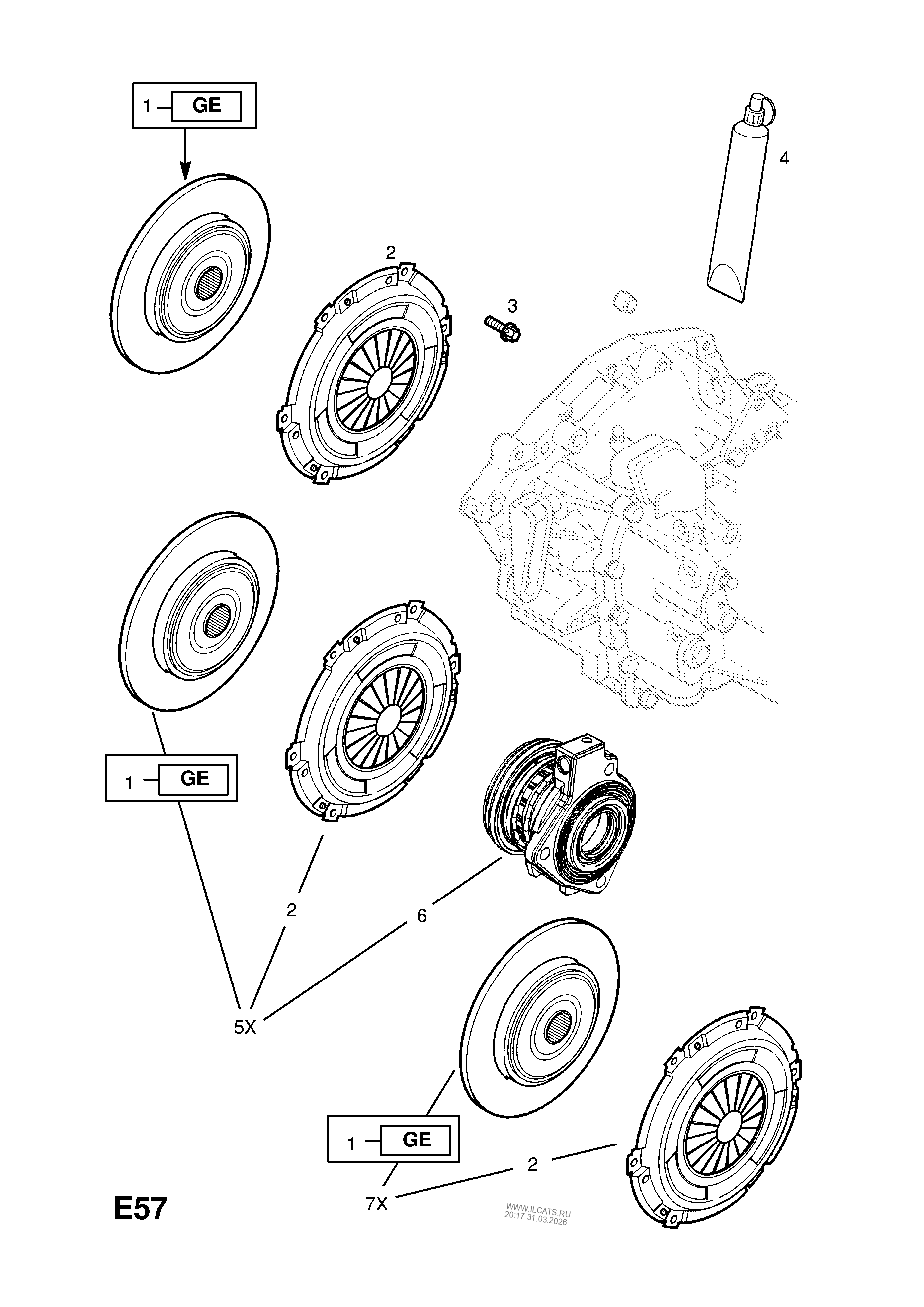 РЕЦИРКУЛЯЦИЯ ВЫХЛОПНЫХ ГАЗОВ (ПРОДОЛЖ.) OPEL SIGNUM